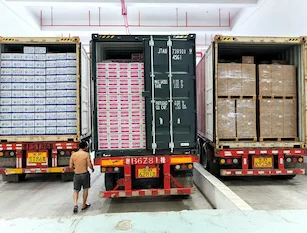 CCG are loading the baking powder for shipments